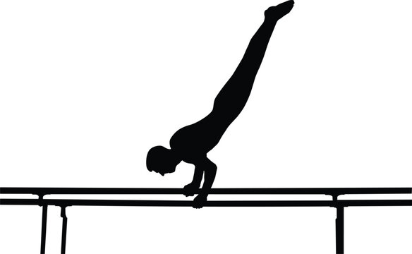 parallel bars gymnast to competition in artistic gymnastics