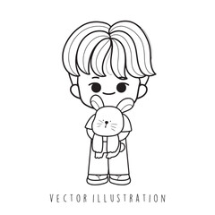 Obraz premium easter boy