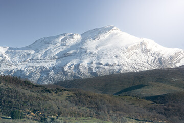 montañas en invierno