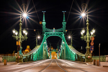 Fototapeta na wymiar Liberty Bridge, Budapest