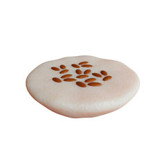 3d illustration of traditional Indonesian food surabi