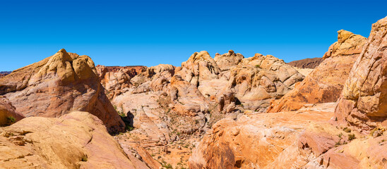 Arid Rocky Landscape of Southern Nevada, Valley of Fire State Park