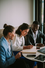 Fototapeta premium Writing notes on the notebook