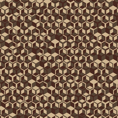  Hexagonal Maze pattern abstract illustration