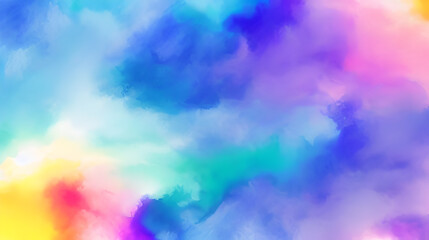カラフルな水彩の絵の具のテクスチャ　壁紙Colorful watercolor paint texture wallpaper