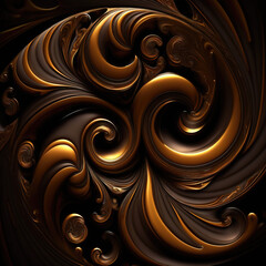 abstract curly background