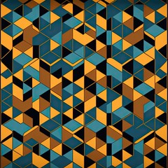 A masculine pattern with tiny geometric shapes. Generative AI.