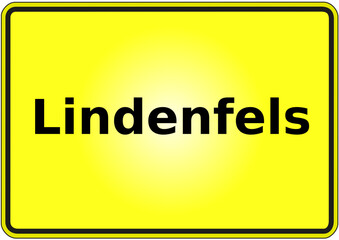 Stadteingangsschild Deutschland Stadt Lindenfels