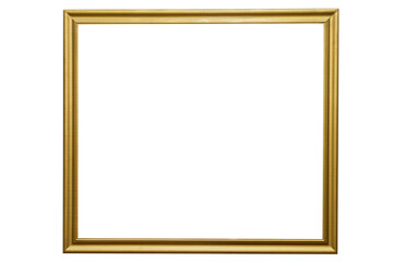 Photo frame or picture with copy space on a white isolated background