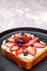 toast de fresa 
