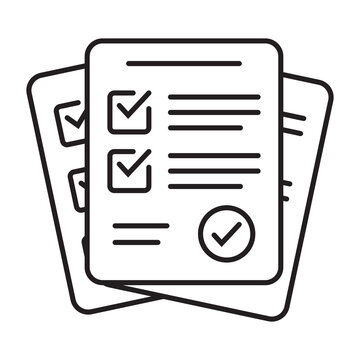 checklist documents with check marks clip art preview