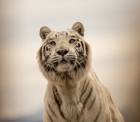 Obraz na płótnie Canvas white tiger