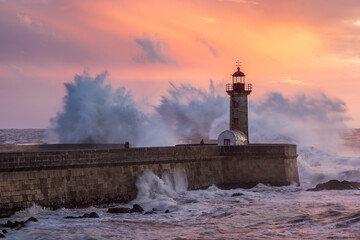 Lighthouse on the coast