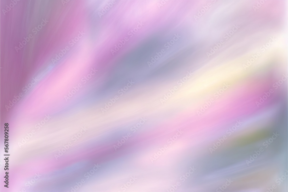 Poster a blurry image of a pink and blue background with a white border in the middle of the image and a wh
