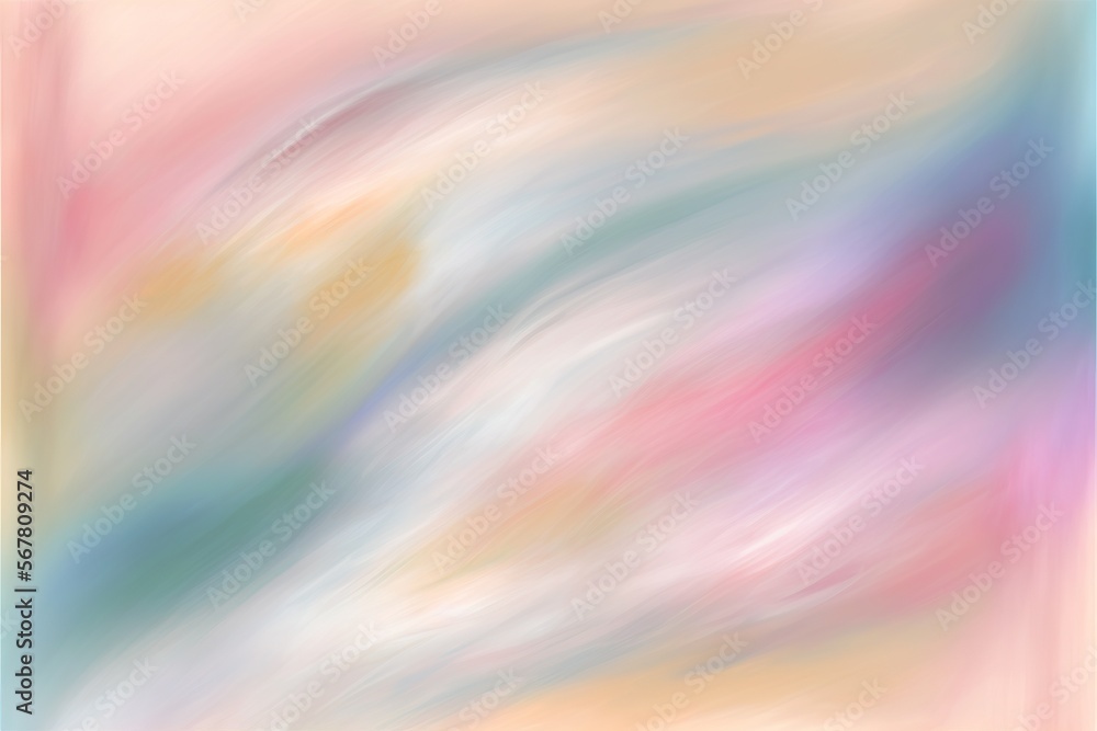 Poster a blurry image of a sky with clouds in the background and a blue sky with clouds in the foreground a