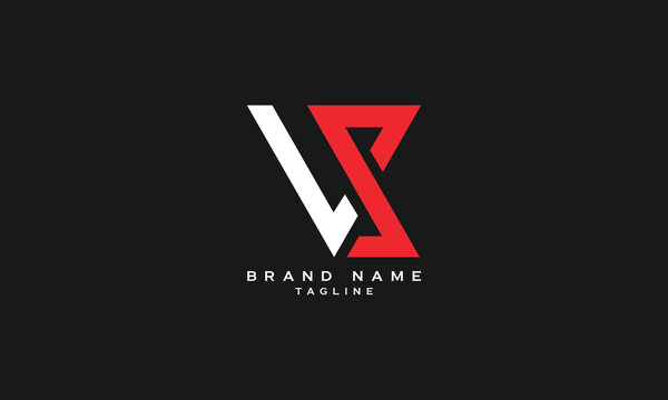 VPS, VSP, VS, Abstract initial monogram letter alphabet logo design