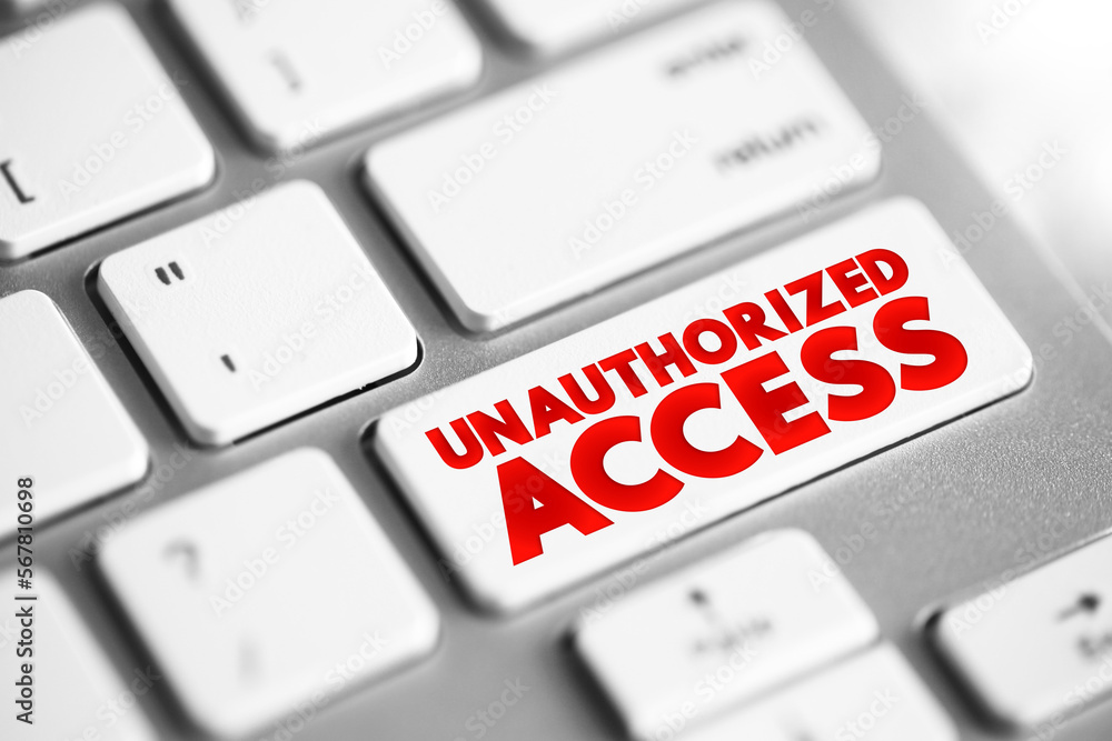 Poster unauthorized access - gains entry to a computer network, system, application software, data without 