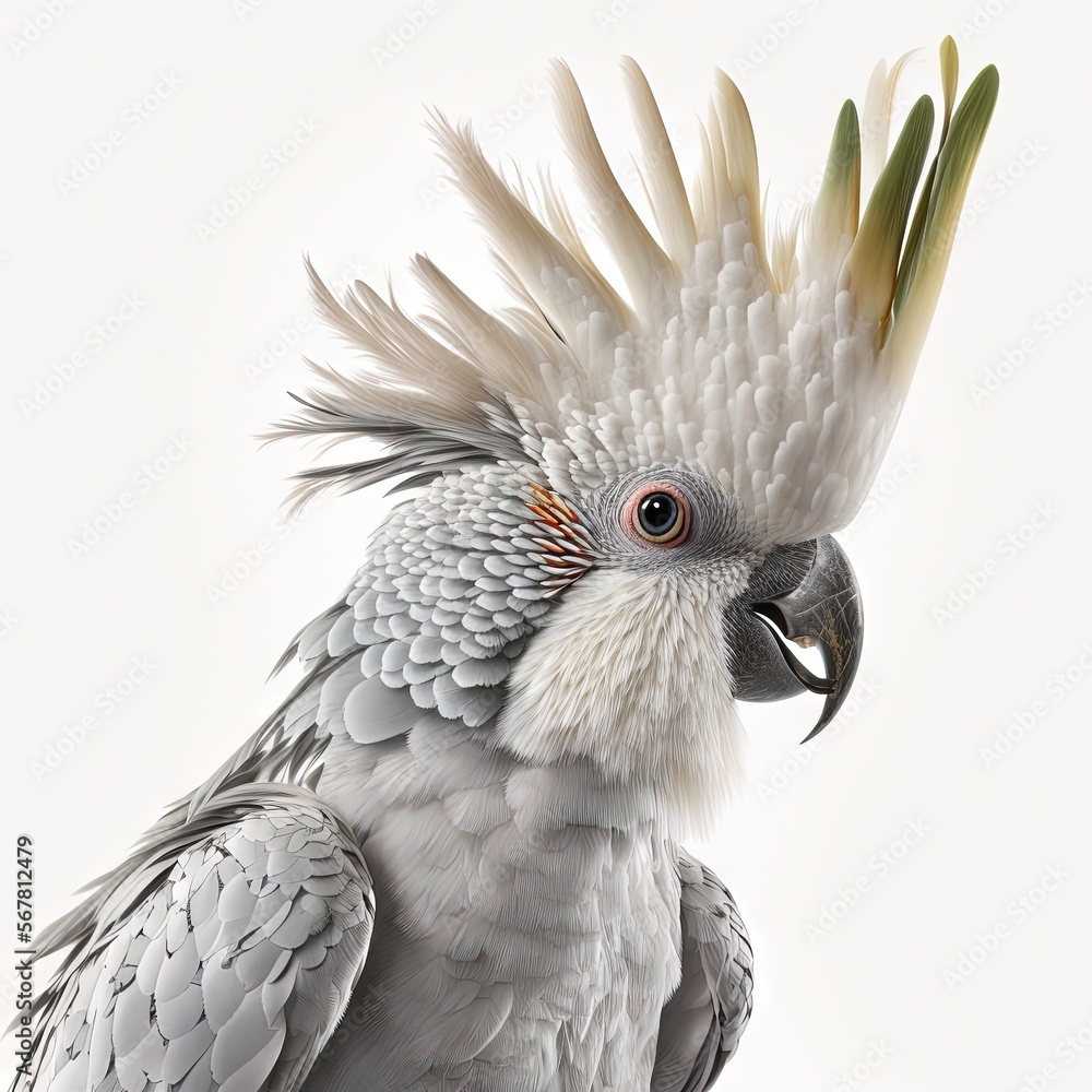 Poster a close up of a bird with a white background and a white back ground with a white back ground and a 
