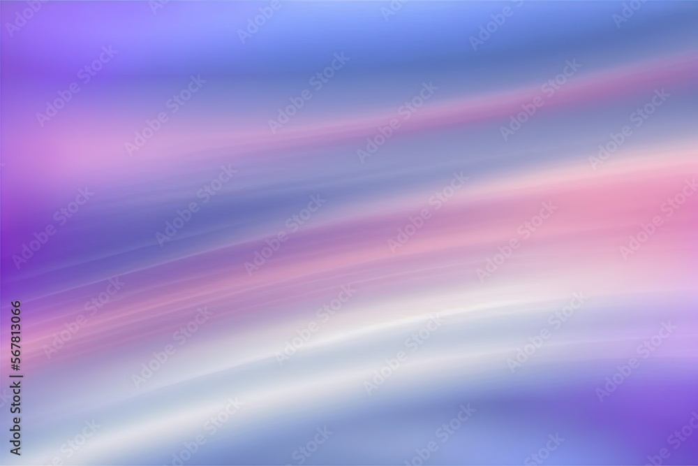 Poster a vibrant purple and blue background with wavy lines, creating a blurred effect the colors blend tog