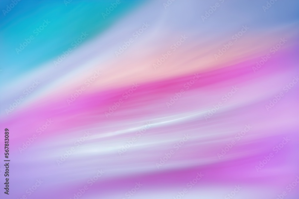 Aufkleber  a blurry image of a blue and pink background with a white stripe in the middle of the image and a blue and pink stripe in the middle of the image.  generative ai