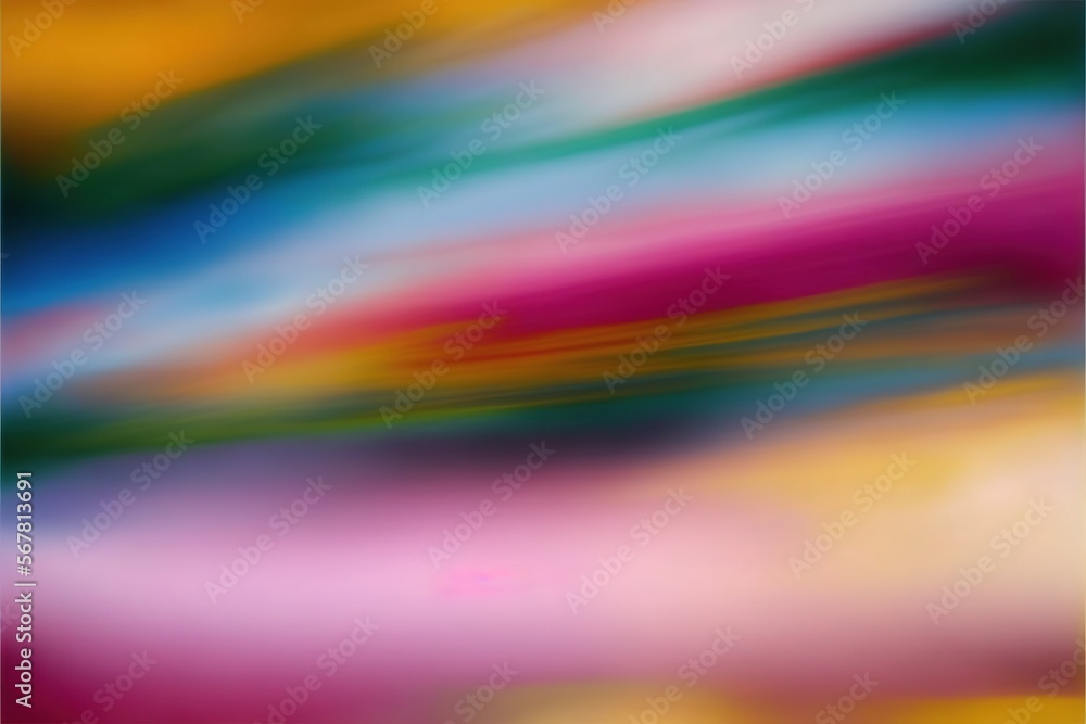 Poster a blurry image of a multicolored background with a blurry image of a person in the background and a 