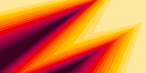 Modern red lines abstract triangle background.