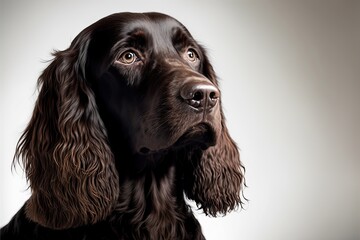 Boykin spaniel dog portrait