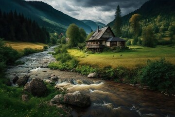 Fototapeta na wymiar Beautiful Carpathians