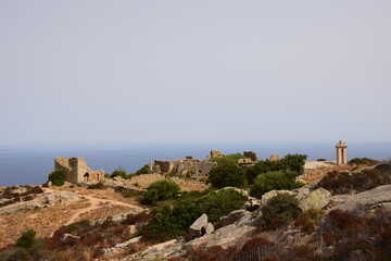 Fototapeta na wymiar Das Ruinendorf Occi (Korsika)