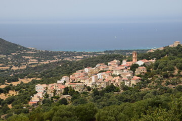 Fototapeta na wymiar Aregno (Dorf auf Korsika)