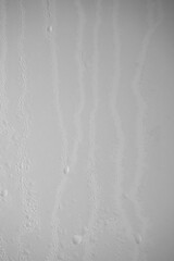 Raindrops on Window. Wet Glass Window isolated on white sky background. rainy weather backdrop. Illustration.