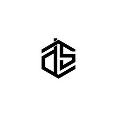 letter d s,logo designs,vector,icon,illustration,silhouette,line art,monogram