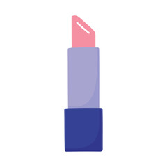 Single hand drawn element of lipstick. Elements for greeting cards, posters, stickers and seasonal design. 