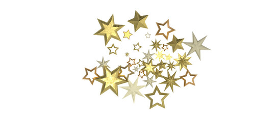 stars background, sparkle lights confetti falling. magic shining Flying christmas stars on night