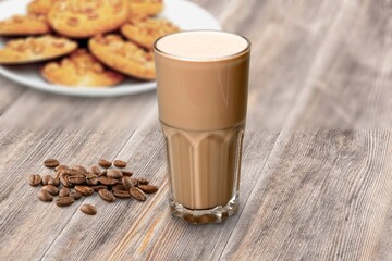 hot tasty aroma cup of coffee