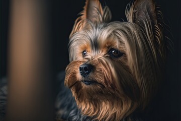 Naklejka premium Yorkshire terrier dog
