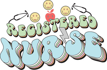 Retro Nurse Svg Design