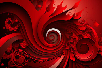 Red Pattern Background