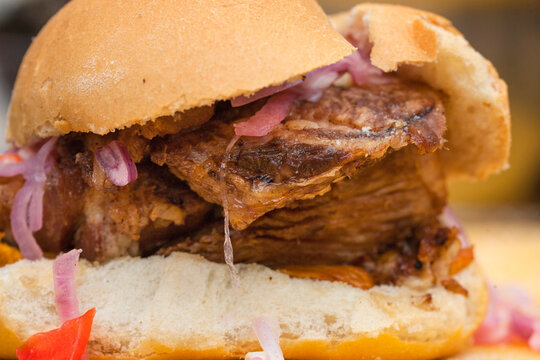 Peruvian Food, Chicharones made with pork