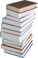 Pile of colorful school books