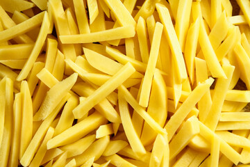 tasty French fries background