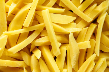 tasty French fries background