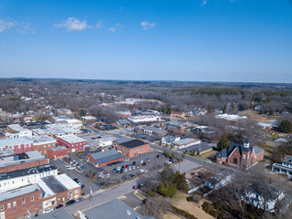 NC buildings by drone