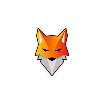 fox vector design for icon,symbol or logo. fox template logo