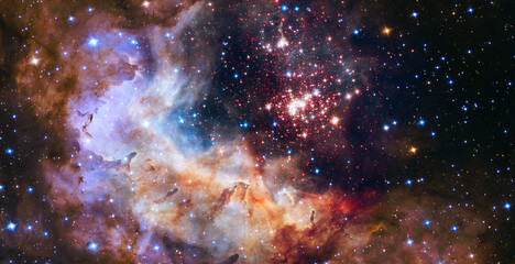 Deep space and galaxy nebulae, stars outside our solar system, wondering through the cosmos astrononomy, elements of this image are furnished by hubble and nasa