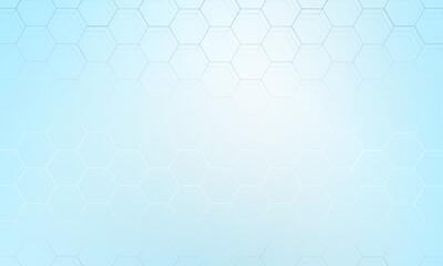 Fototapeta premium Abstract medical background, technology. Medical, tech blue background with copy space. Medical illustration. High quality photo