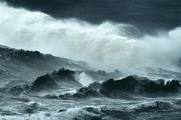 massive waves like a tsunami