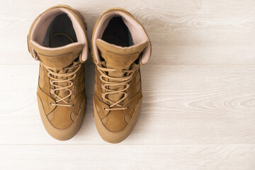 Tactical military boots for the army.