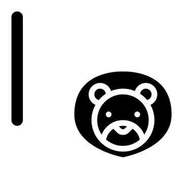 l lowercase lion letter alphabet