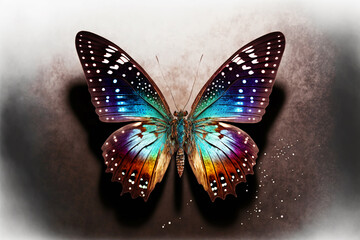Beautiful  butterfly closeup for decor